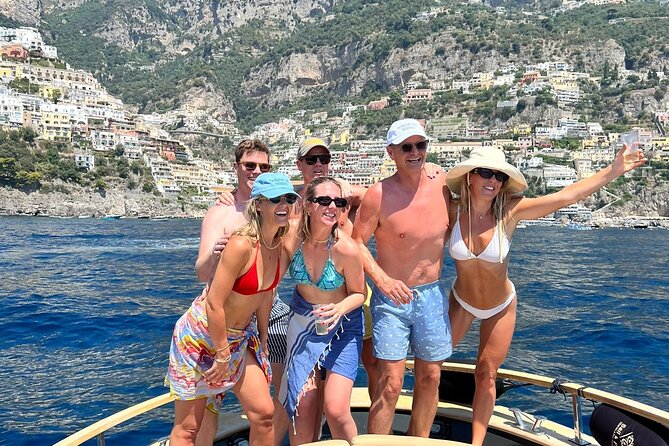 All inclusive Capri Boat and City Tour from Sorrento - Punta Ventroso Break: Music, Snacks, Prosecco, and a Real Pause