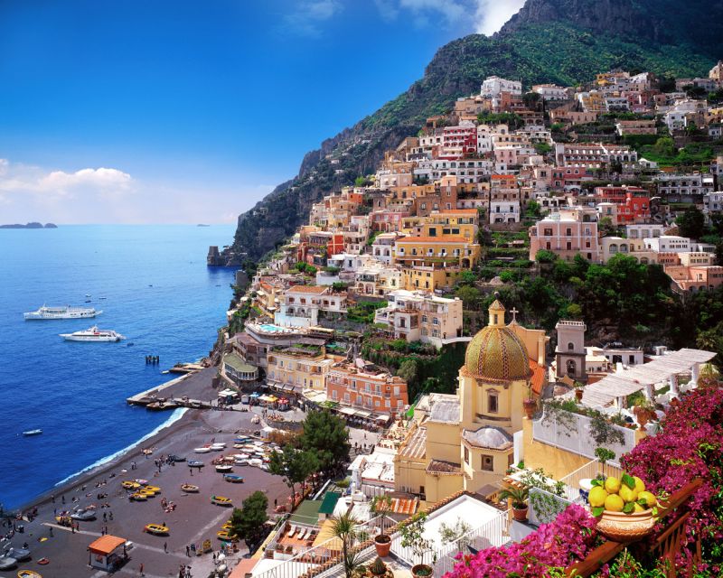 Amalfi Coast Full-Day Private Vintage Vespa Tour - Positano Time: Guided Wandering, Beach Energy, and Shopping Stops