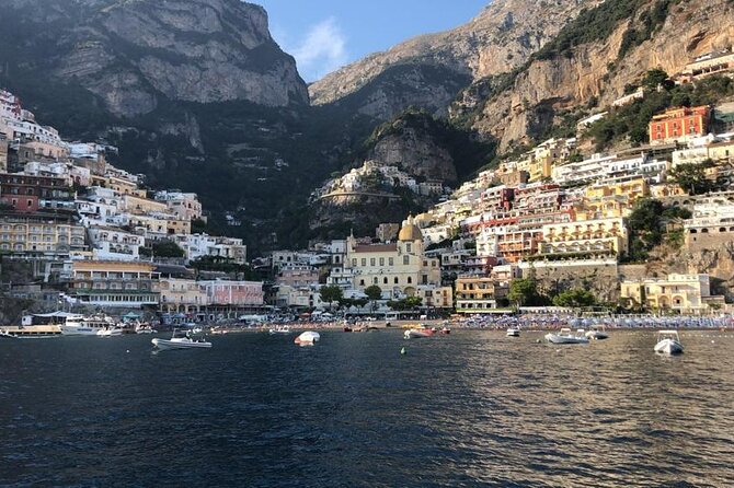 Amalfi Coast Sharing boat tour from Sorrento - Positano from sea views plus 1.5 hours on land