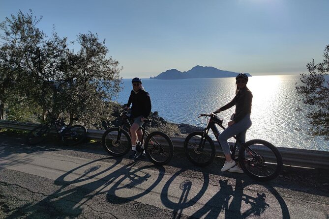 Backroads & Limoncello Experience: Sorrento E-Bike Tour - Stop 1: Sorrento Coast, olive and lemon trees toward Massa Lubrense