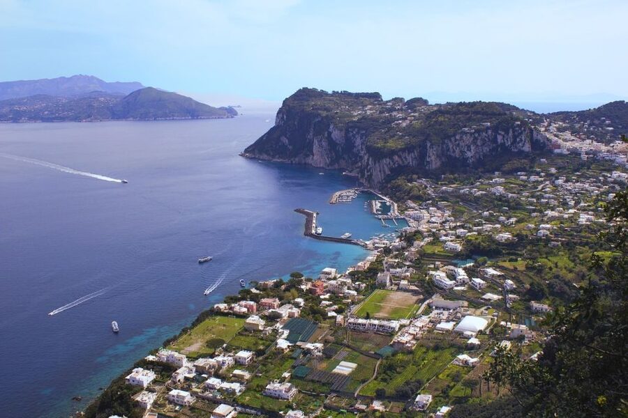 Capri and Anacapri Full-Day Tour - Sorrento to Capri: the 30-minute boat ride with coastline views