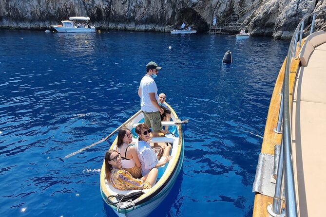 Capri Blue Grotto Small-Group Boat Day Tour From Sorrento - On-board comfort and drinks: a small boat that actually feels livable