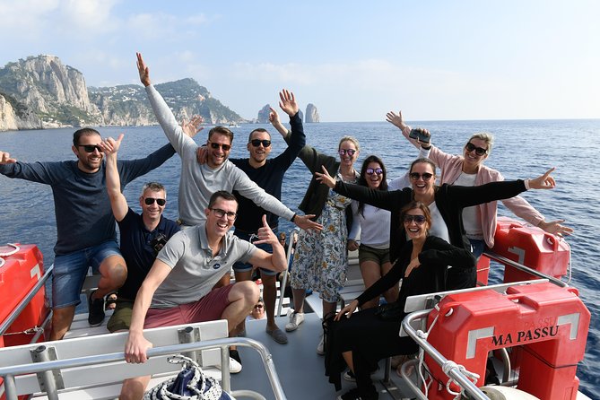 Capri Boat & Land Tour from Sorrento with Limoncello Tasting - The Sorrento Coast, Gulf of Naples, And Vesuvius On The Water