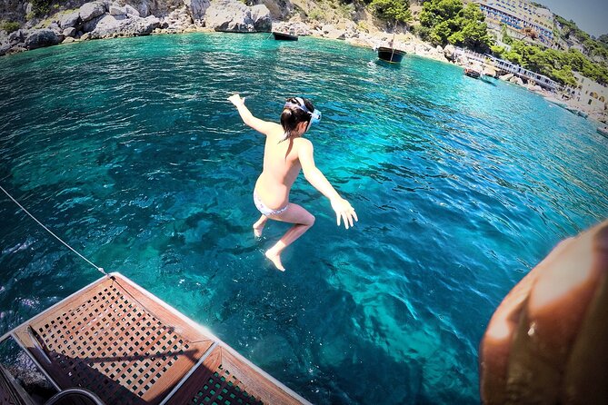 Capri Boat Tour from Sorrento with Limoncello - Marina Piccola: quieter Capri, real views, and a swim window