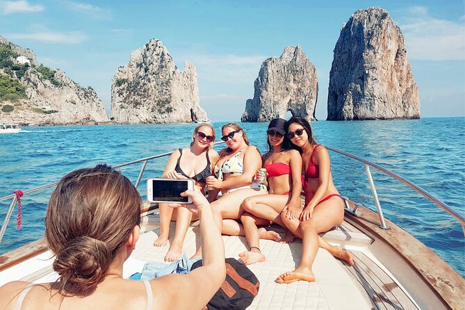 Capri Boat Tour with Optional Blue Grotto Visit from Sorrento - Grotta Verde, Spiaggia di Marina Piccola, and White Grotta: the island’s quieter highlights