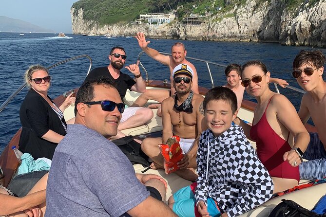 Capri-Positano Private Boat Tour from Sorrento,Positano or Capri - Positano shore time: church visit, boutiques, and Spiaggia Grande