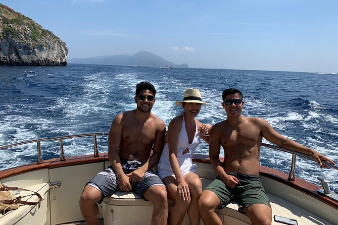 Capri-Positano Private Boat Tour from Sorrento,Positano or Capri - Capri by sea: Blue Grotto, Faraglioni, and time for Piazzetta life