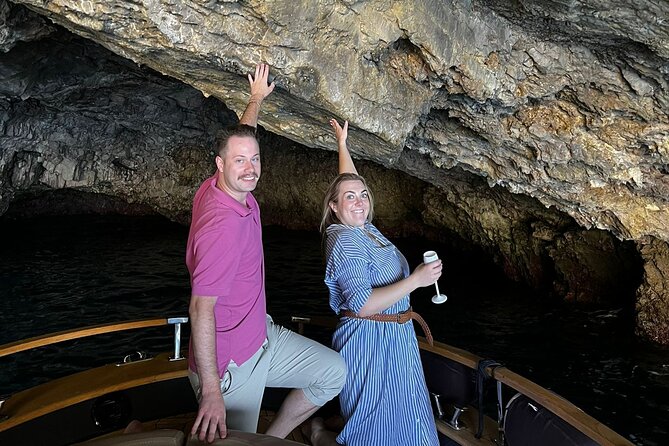Capri Premium Boat Tour and City Visit Free Bar and Aperitif - Capri from the “history of bathing” stops: Bagni di Tiberio and Cala del Rio