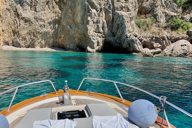 Capri Private Boat Experience - Prosecco Near Faraglioni and the Lunch-at-Sea Option