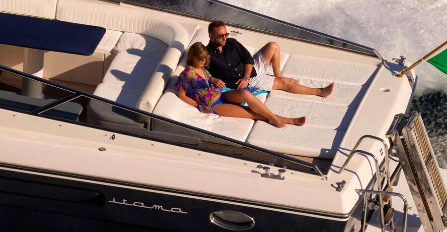 Capri private boat tour from sorrento on Itama 50 - Coastline warm-up: Baths of Queen Giovanna, Massa Lubrense, Nerano