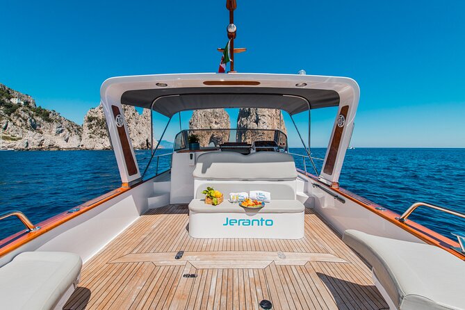 Capri Private Boat Tour from Sorrento, Positano or Naples - Swim, snorkel, and onboard snacks with real drink service
