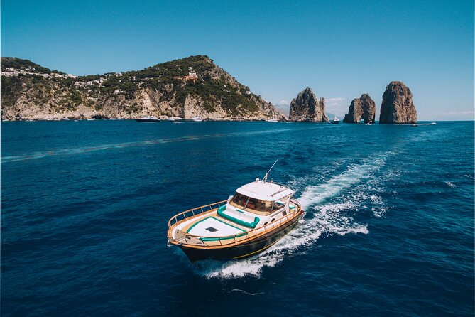 Capri Private Boat Tour from Sorrento, Positano or Naples - Gozzo F.lli Aprea 36 - Sea-Only Architecture and the Lighthouse Angle
