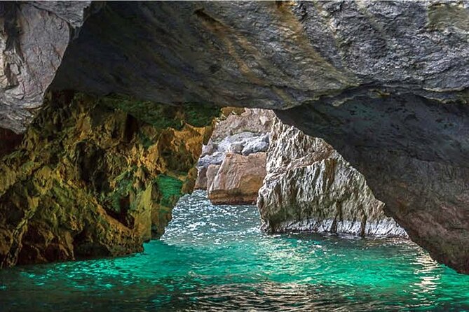 Capri Private Boat Tour from Sorrento - Premium 28ft Boat - White and Green Grotto Stops: Two Sea Caverns With Different Light