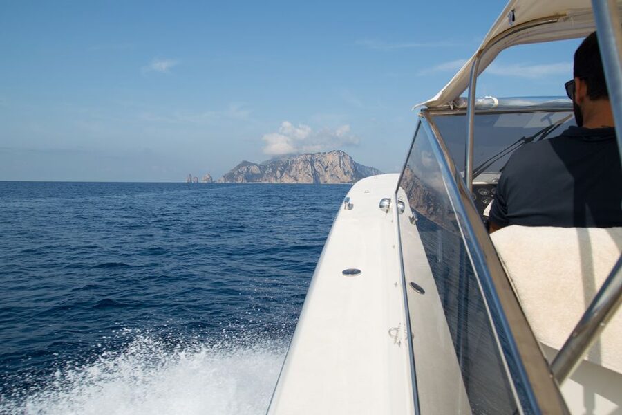 Capri Private Full-Day Boat Tour from Sorrento - Marina Grande on land: a realistic chunk of Capri time