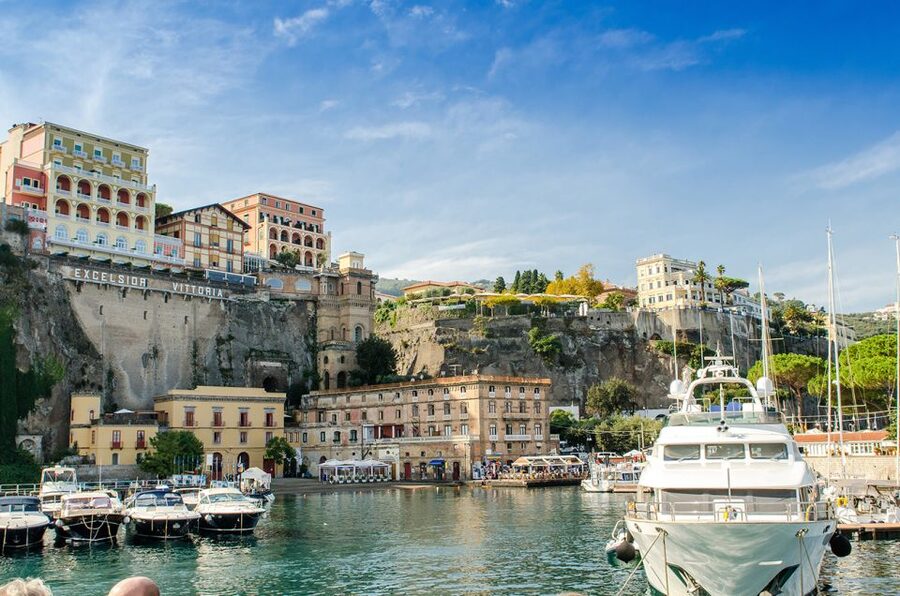 Capri Private Full-Day Boat Tour from Sorrento - Anacapri by taxi: higher views and hairpin road time