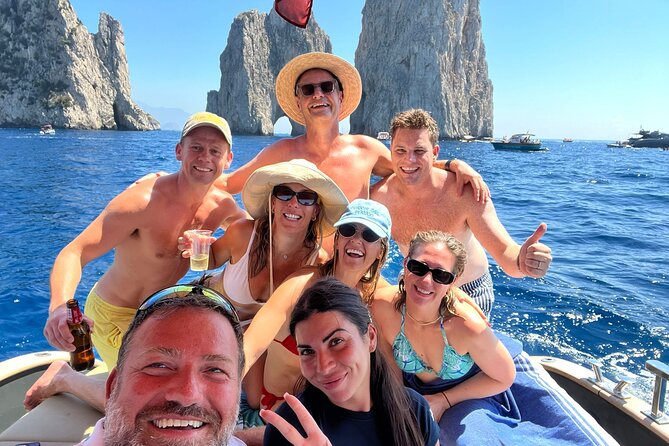 Capri Secret Corners by Private Boat with Local Skipper - Price and Value for a Group Boat Day Up to 12