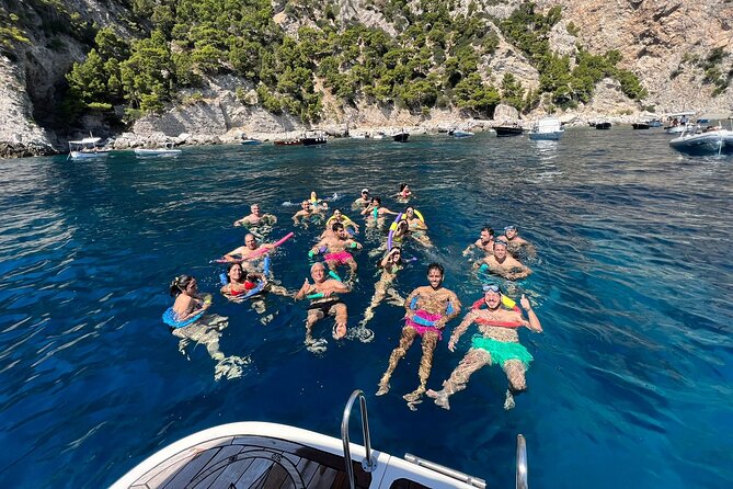 Capri Secret Corners Semi-Private Boat Tour with Local Captain - Beaches near Capri town: Marina Grande and Bagni di Tiberio