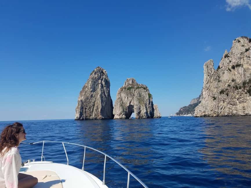 Capri: shared boat tour from Sorrento - 7 hours - Meeting in Sorrento, Then Chasing Capri Views from the Cliffs