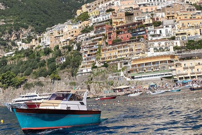 Day on a private boat on the Amalfi Coast - Positano from the water, then on foot