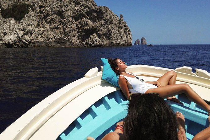 Fishing Experience Around Capri from Sorrento with Lunch Onboard - Snorkel and Swim Time in Clear Water