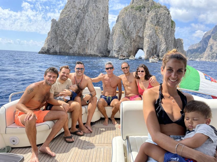 From Naples: Full day Capri Private Boat Tour - Swim in turquoise water, and how to stay comfortable