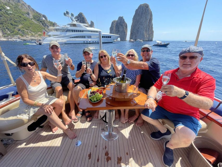From Naples: Full day Capri Private Boat Tour - Cruising Capri’s coastline and Faraglioni the right way