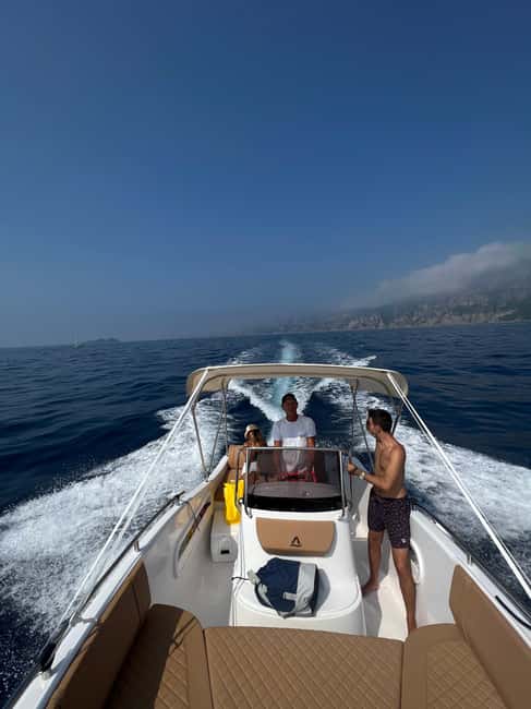 From Sorrento: Amalfi Coast Private Boat Tour with Skipper - Town Time You Control, Positano, Praiano, and Amalfi for Lunch