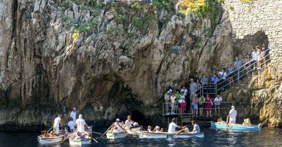 From Sorrento: Capri, Anacapri, & Blue Grotto Full-Day Trip - From Marina Piccola to Capri, fast and without stress