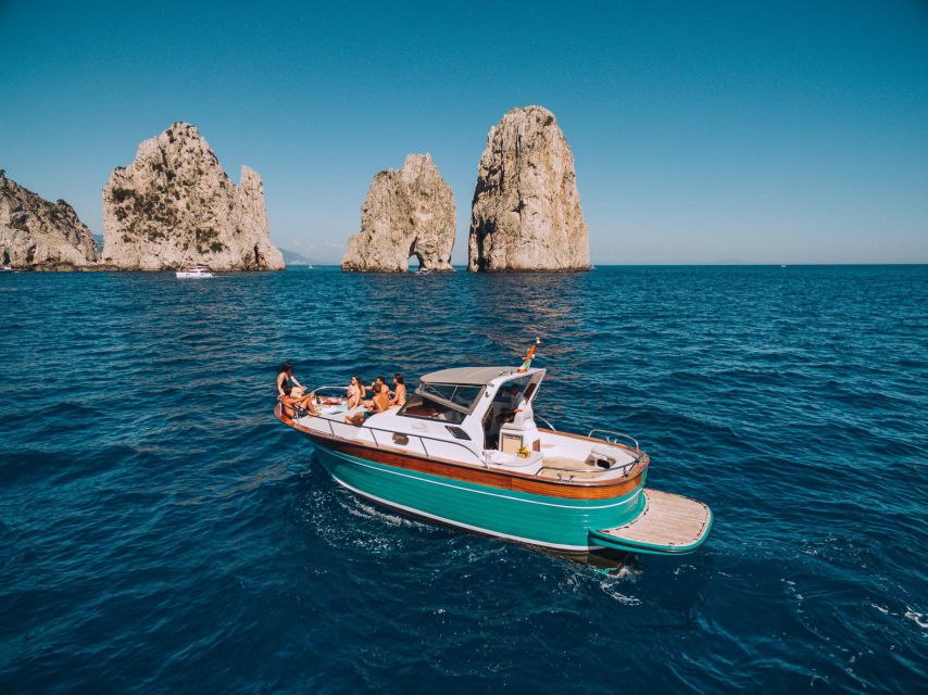 From Sorrento: Capri and Blue Grotto Half-Day Boat Tour - Snack and drink time on board, plus how to get the most out of it