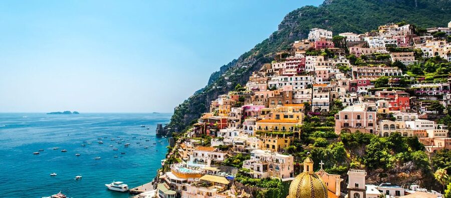 From Sorrento: Capri and Positano Private Day Cruise - Punta Lagno waterfall and Punta Campanella: your first views from the water