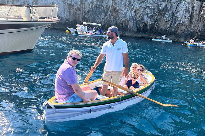 From Sorrento: Capri & Blue Grotto Boat Day Tour Up to 8 People - Blue Grotto timing and the real-life Plan B