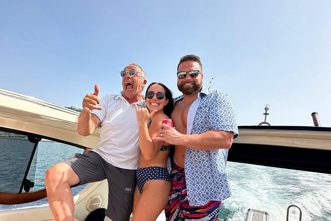From Sorrento: Capri & Blue Grotto Boat Day Tour Up to 8 People - Capri island time, Faraglioni passes, and where swimming fits