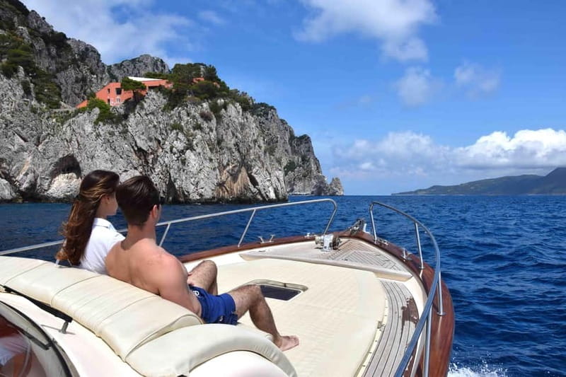 From Sorrento: Capri Boat Cruise with Swimming and Prosecco - Capri town center for 4 hours: how to use that time wisely