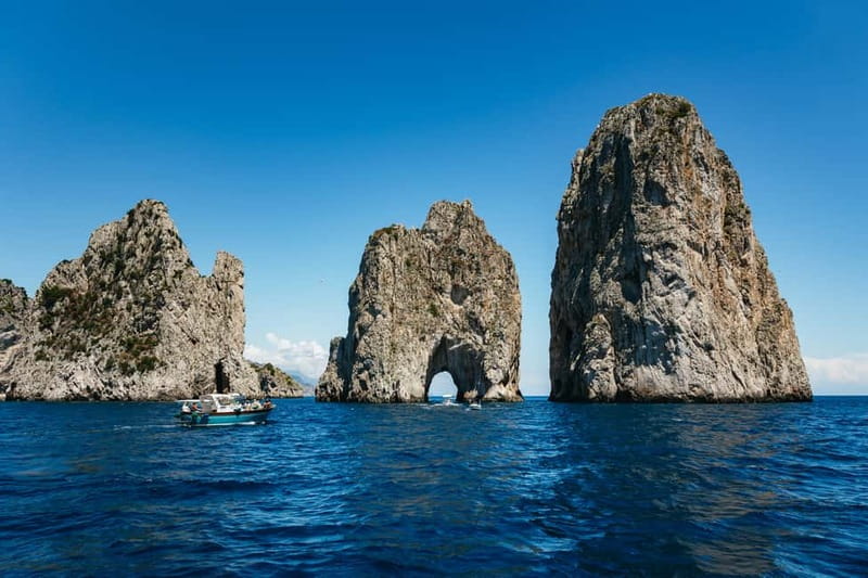 From Sorrento: Capri Boat Tour with Blue Grotto Visit - Punta Carena and the grottos: photo stops with personality
