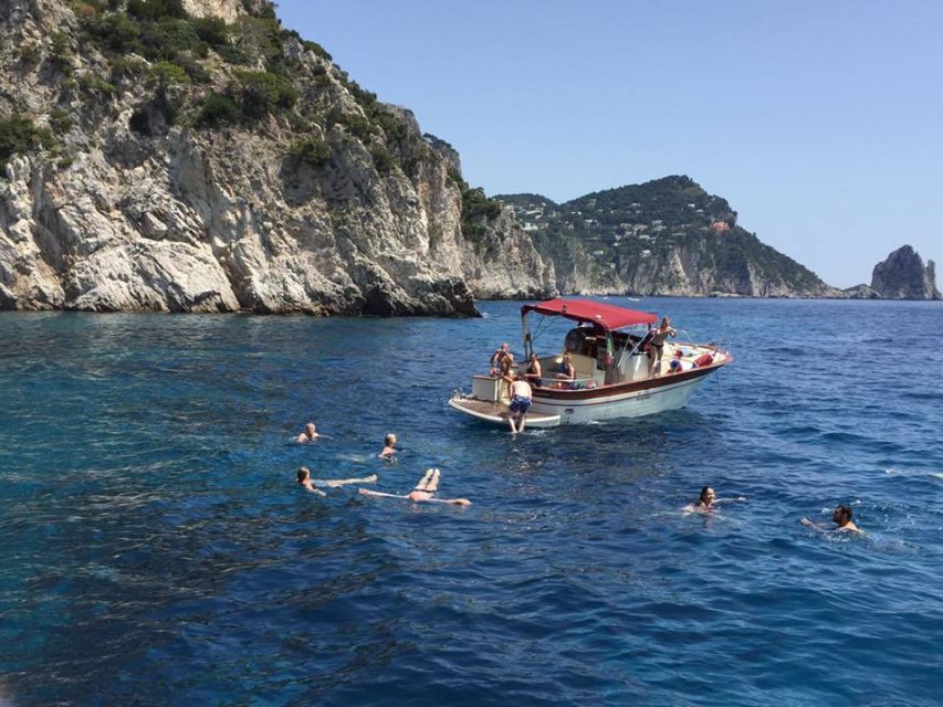 From Sorrento: Capri Guided Boat Tour - The Tyrrhenian Sea Cruise and the Swim Stop
