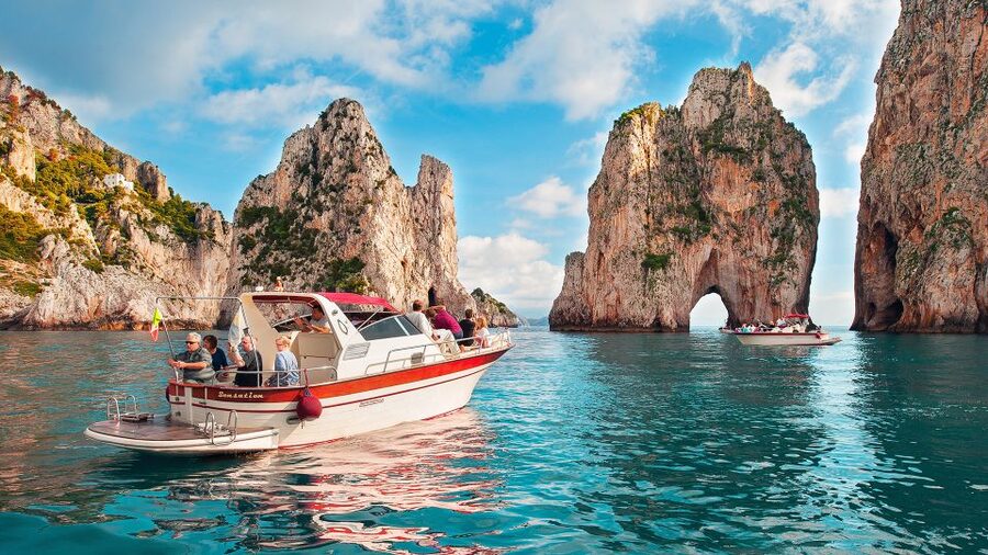 From Sorrento: Capri Island Small Group Boat Excursion - The Boat Cruise Highlights: Faraglioni, Natural Arch, and Capri’s Famous Profiles