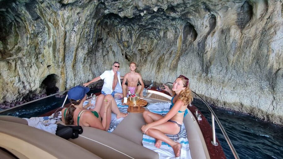 From Sorrento-Capri or Positano: Capri & Positano Boat Tour - Punta Carena lighthouse, Song of the Sea water, and the “signature” views