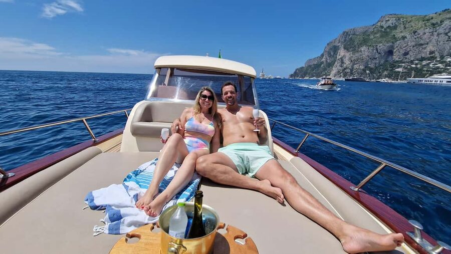 From Sorrento-Capri or Positano: Capri & Positano Boat Tour - Lunch options around Marina del Cantone
