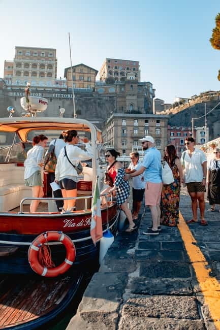 From Sorrento: Capri Small Group Boat Day Tour - Photo Stops at Grotta Bianca, Faraglioni, and the Grotto Areas