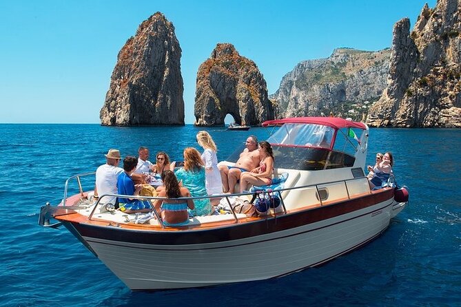 From Sorrento: Exclusive Full Day Boat Tour to Capri - Punta Carena Lighthouse: the scenic, less-crowded vibe