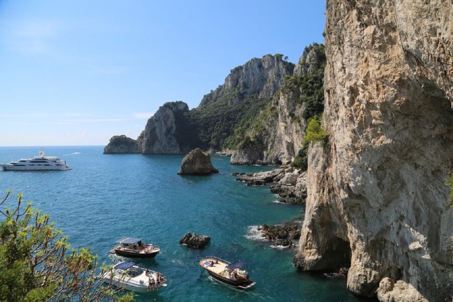 From Sorrento: Full-Day Boat Cruise to Capri - Crossing to Capri: Marina Grande and the coast views that matter