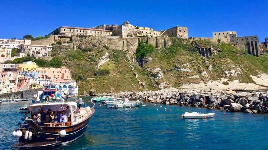 From Sorrento: Ischia and Procida Boat Tour with Snorkeling - La Corricella swim and snorkeling: clear water, simple gear, real payoff