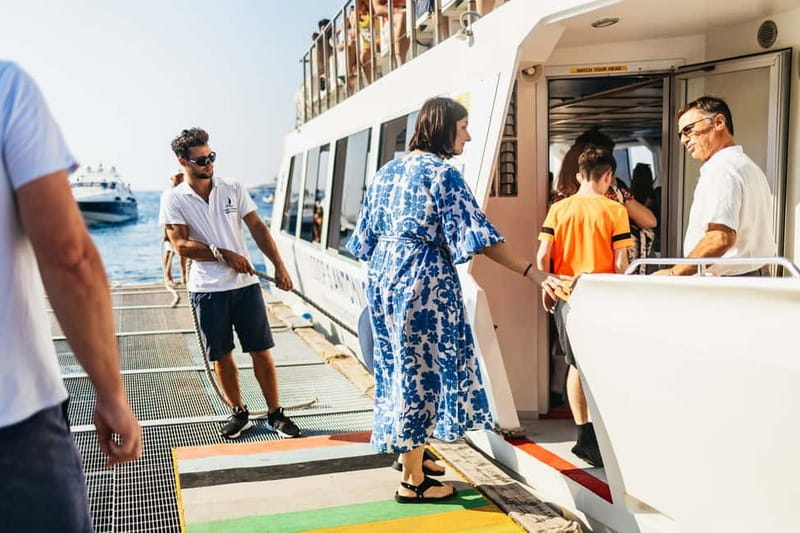 From Sorrento/Nerano: Capri Island Cruise with Guide Onboard - Getting to Capri: Nerano first, then the water