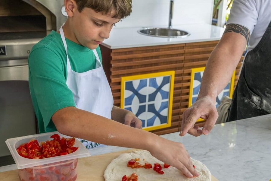 From Sorrento: Pizza-Making Class w/ View of Mount Vesuvius - The Waiting Part, With Food and Vistas Doing the Work
