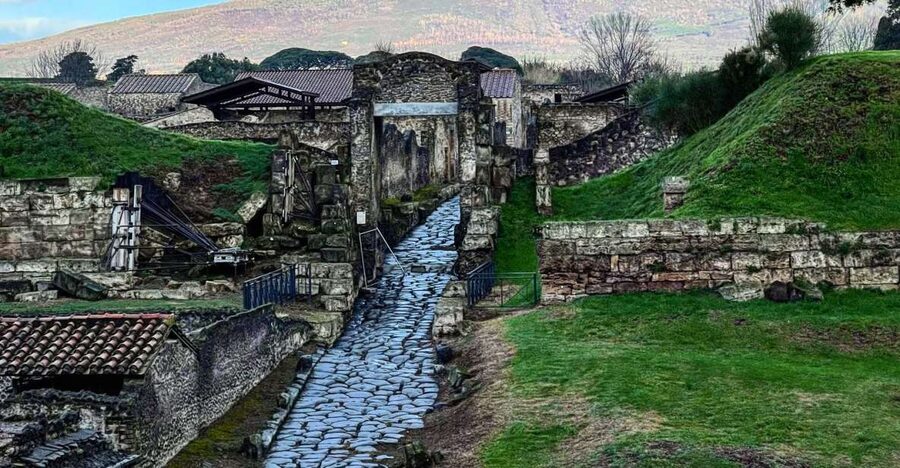 From Sorrento: Pompeii and Vesuvius Skip-the-Line Tour - Entering Pompeii with skip-the-line tickets