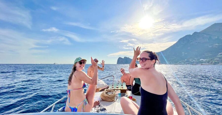 From Sorrento: Positano Private boat tour Full day - Setting off from Sorrento, Marina Piccola to the open water