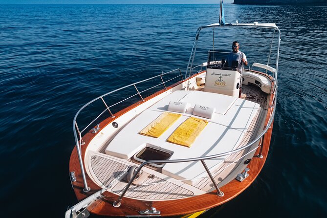 Full-Day Private Capri Boat Tour - From Sorrento Toward Capri: Regina Giovanna and the Massa Lubrense Shower Stop