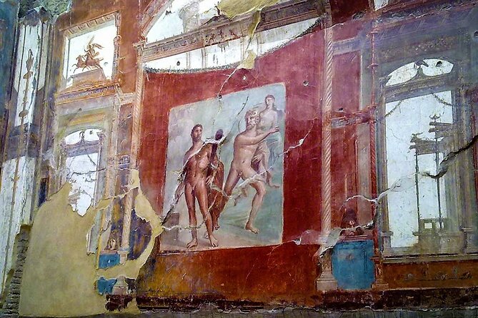 Guided Tour of Herculaneum with Lunch and Ticket Included - Casa del Salone Nero, the party room painted black