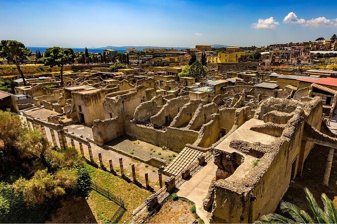 Guided tour of Hercunaleum with light lunch and entrance ticket - Day-of logistics from Sorrento and what the 7 hours feel like