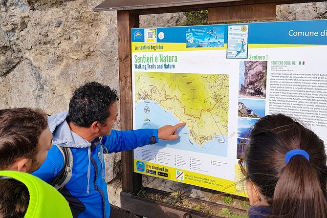 Path of the Gods Hiking Day Tour from Sorrento - What to wear and pack for a rocky cliffside hike